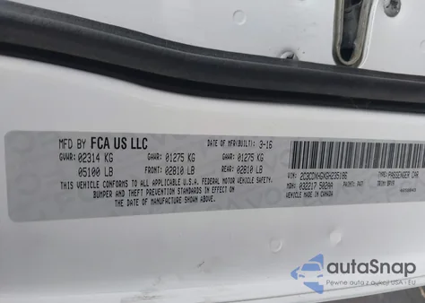 2016 Dodge Charger Sxt из США, поврежденный, VIN 2C3CDXHGXGH235186